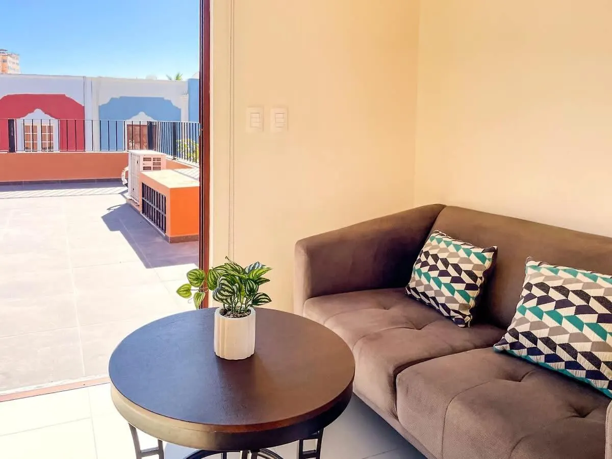 마사틀란 Loft En Centro Historico A 3 Cuadras De Playa - Centro 아파트 0*,  멕시코